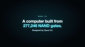 Working computer built from logic gates in JS made with Claude Opus 5.5