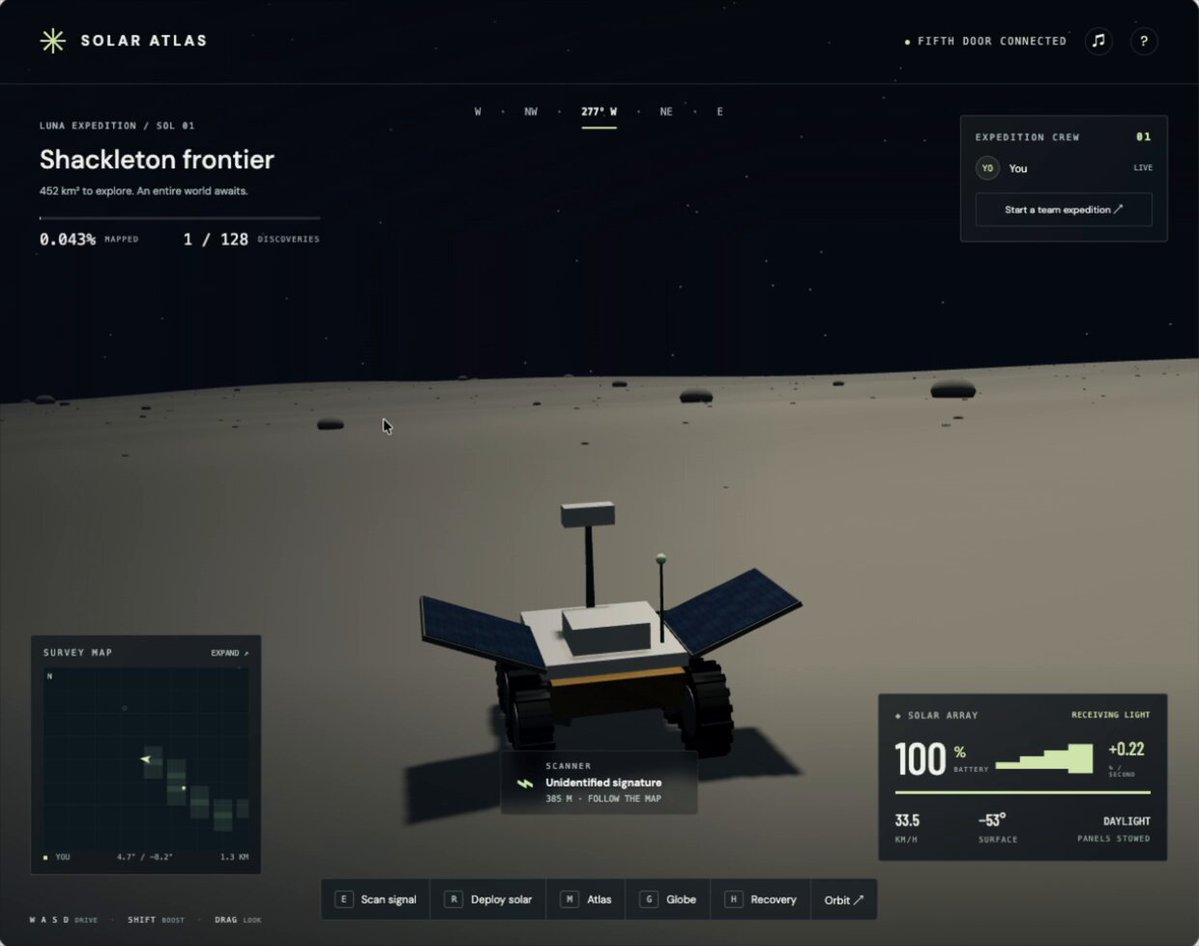 Video preview of Full-planet rover exploration simulator