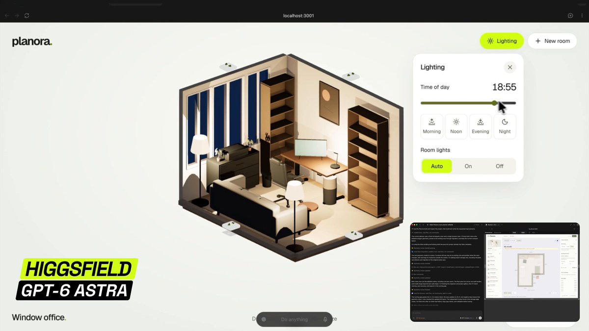 Interactive room planner turning layouts into editable 3D spaces