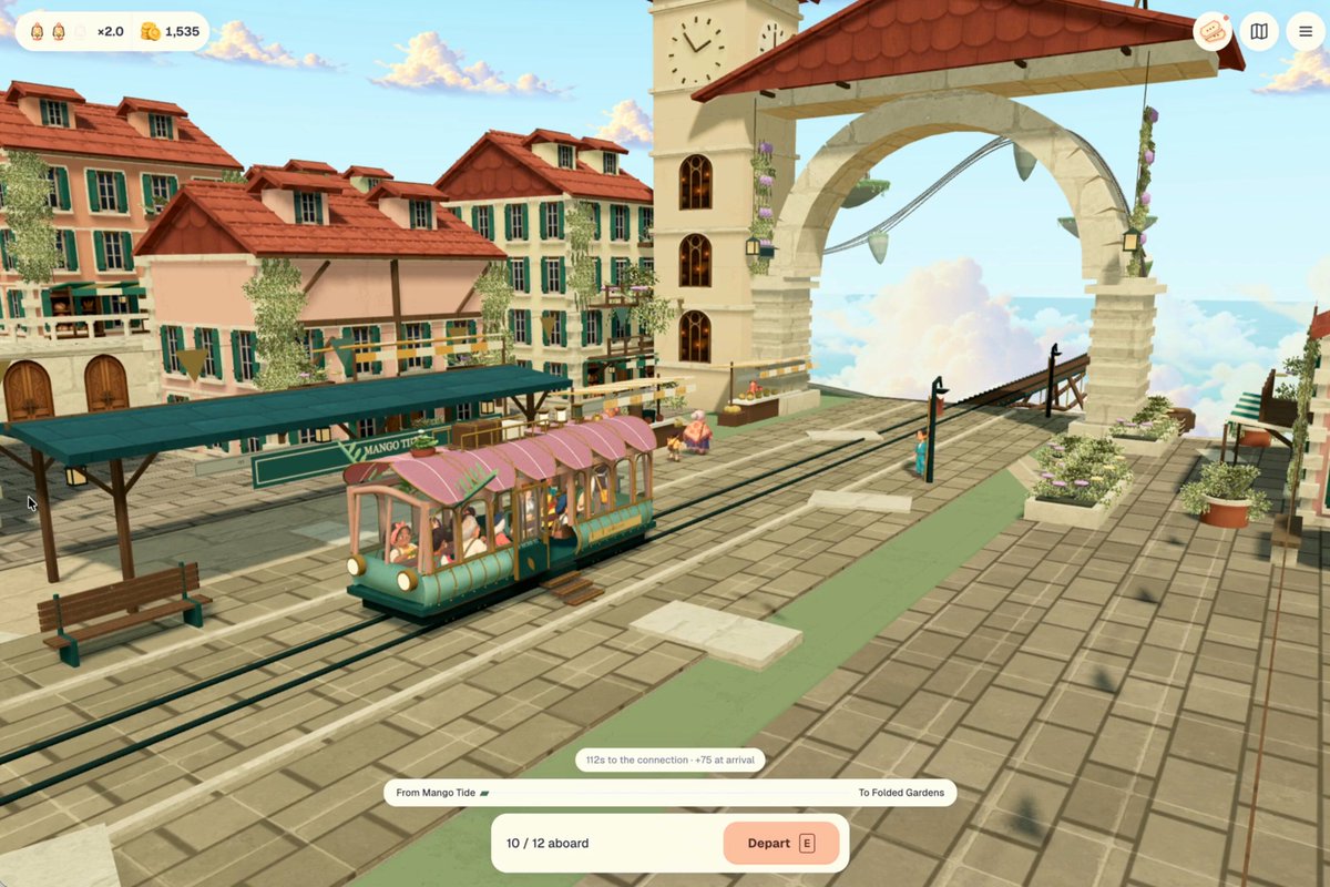 Ghibli train sim town redesign