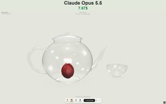 Blooming Tea made with Claude Opus 5.5