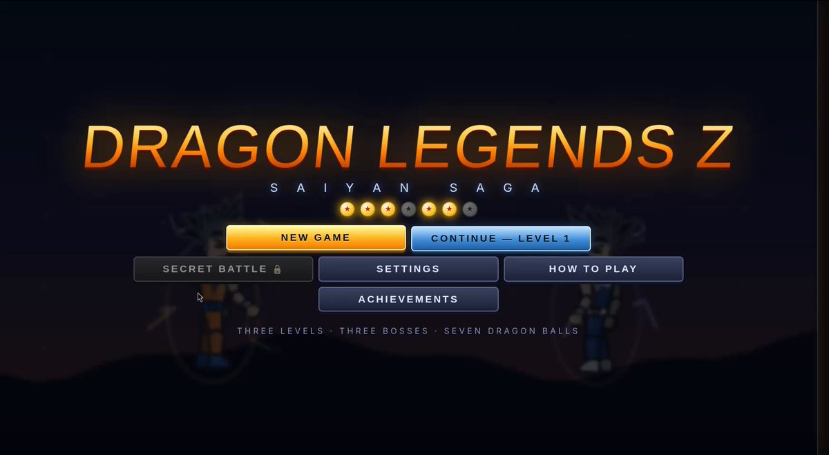 Video preview of Dragon Ball Z style sidescroller gameplay