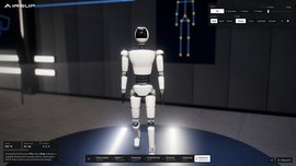 Interactive humanoid robot take-apart made with Claude Opus 5.5