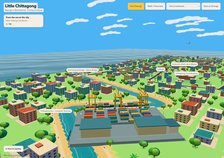 Little Chittagong browser 3D city made with Deepseek v4.1 and GPT-6 Sol/Astra