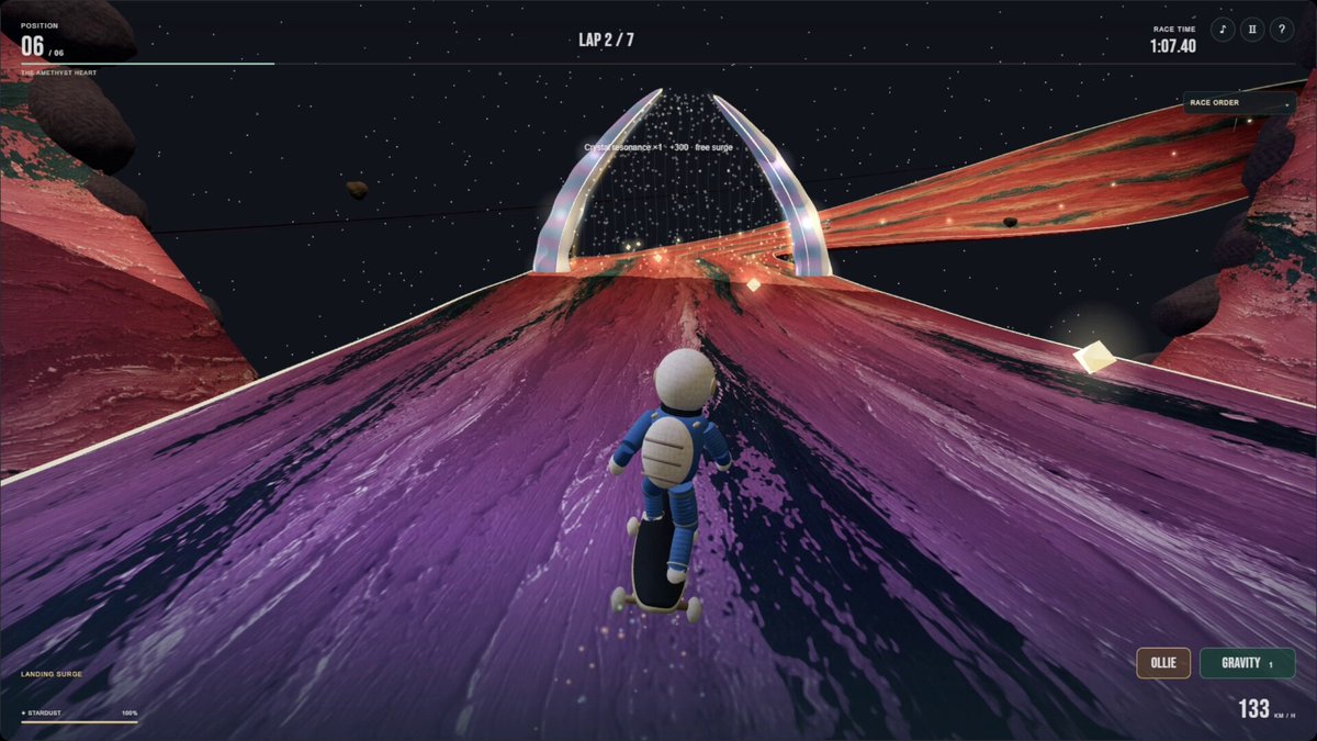 Strange Orbit space biking game update preview