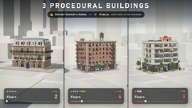 Procedural buildings configurator made with Claude Opus 5.5