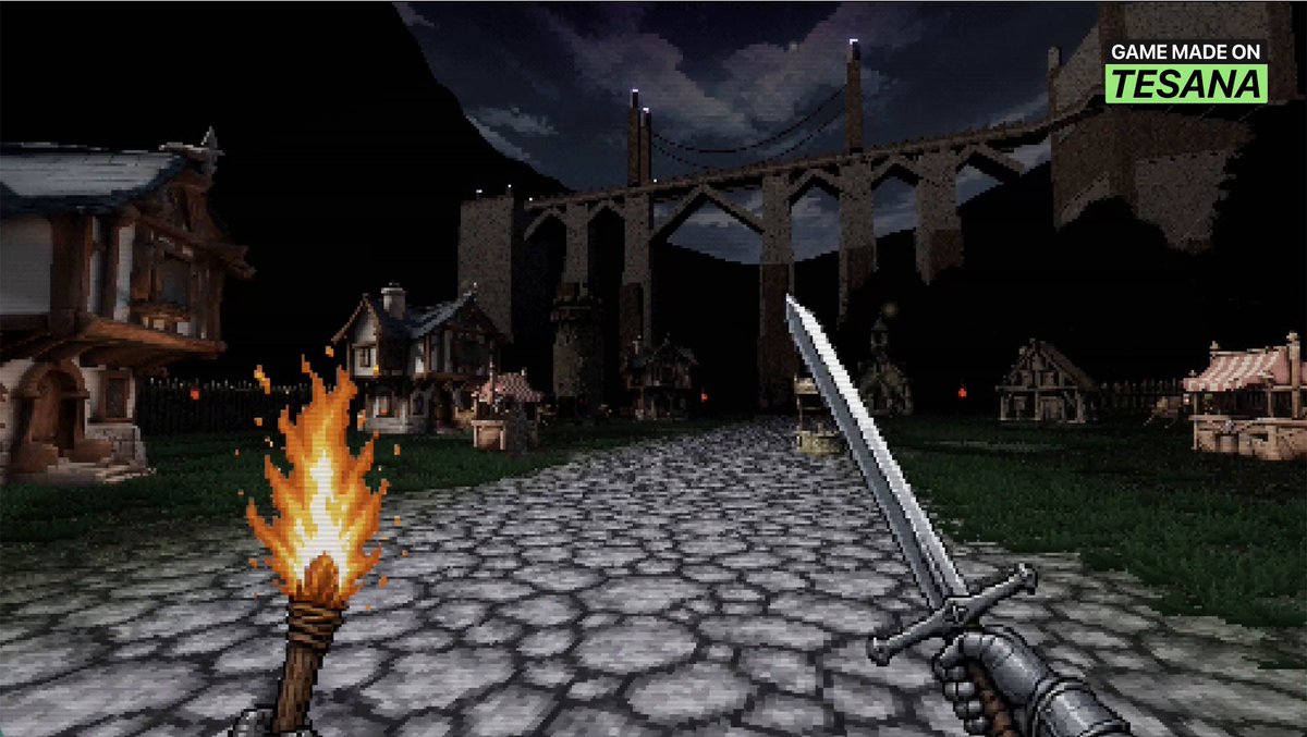 Old-school medieval dark fantasy RPG built with GPT-6 Astra on TesanaAI