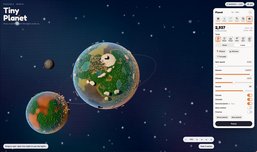 Tiny Planet made with Claude Opus 5.5