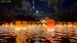 Lantern Night made with AI-assisted