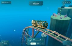 Ghibli-themed underwater train simulation playable on Crayon