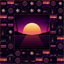 Sunset Drive made with Claude Opus