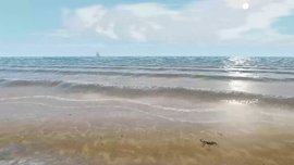 Quiet waves FFT ocean scene made with GPT-6 Astra and Claude Opus 5.5