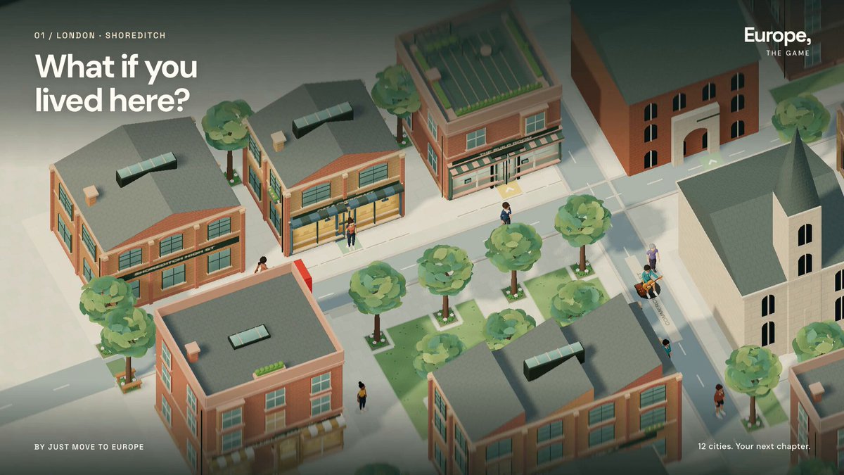 Video preview of Europe, the Game — explore cities and meet collaborators