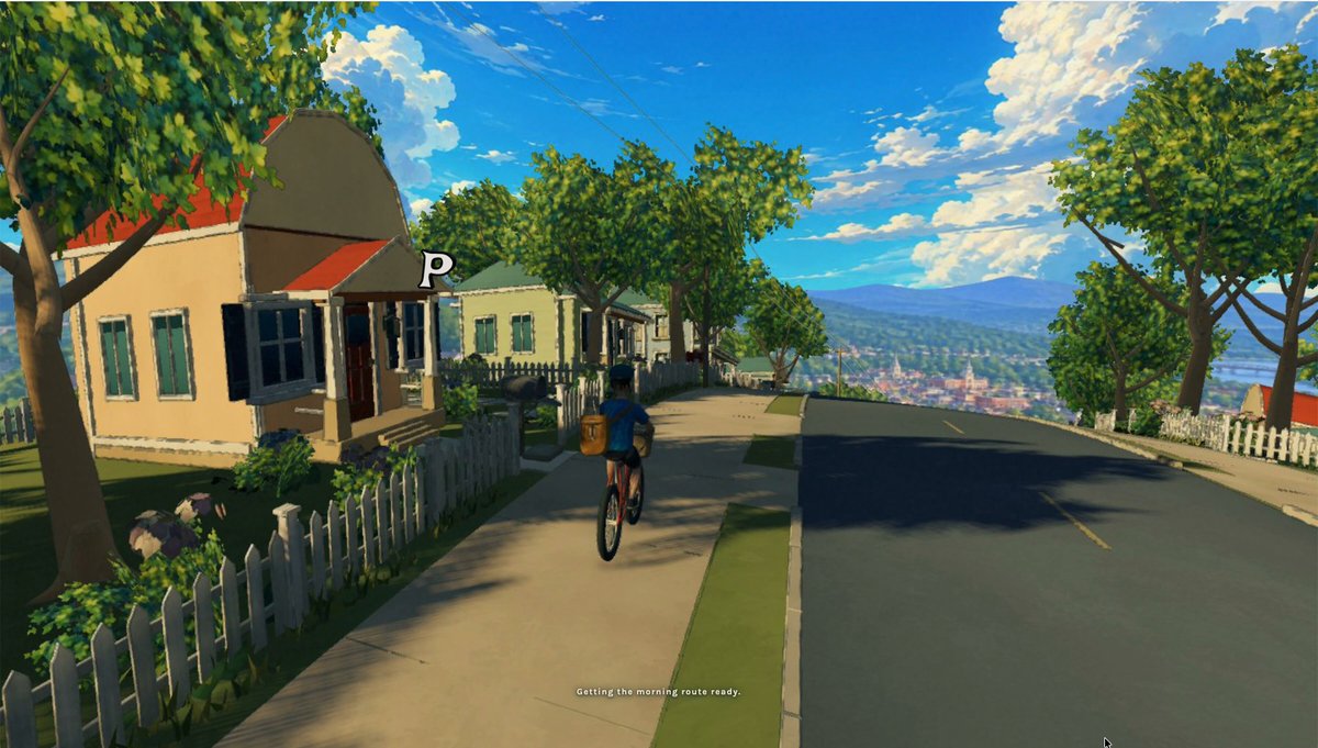 Paperboy-style delivery game remade with Blender models in the browser