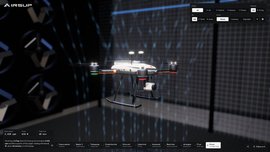 Interactive drone hover flight lab made with Claude Opus 5.5