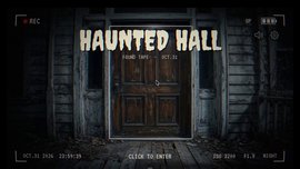 Haunted Hall made with Claude Code