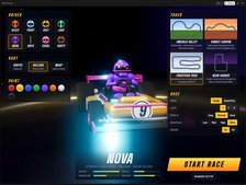 Kart Rush browser kart racer made with Claude Sonnet 5.5
