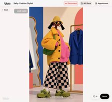 AI stylist Sally made with Codex