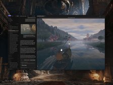 Playable Three.js boat scene through Japanese landscapes with dynamic weather