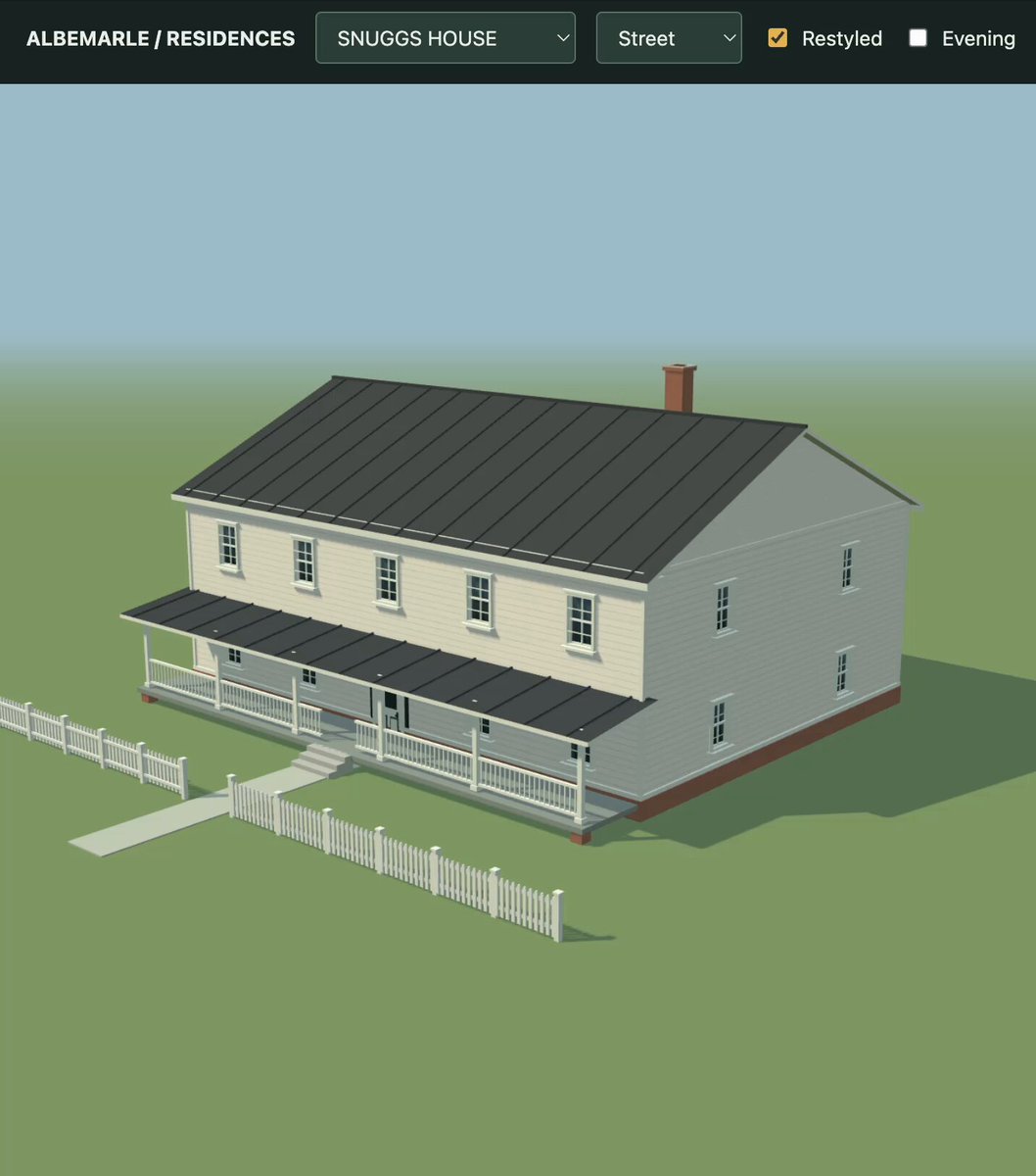 Video thumbnail of ALBEMARLE city facades before and after renovation