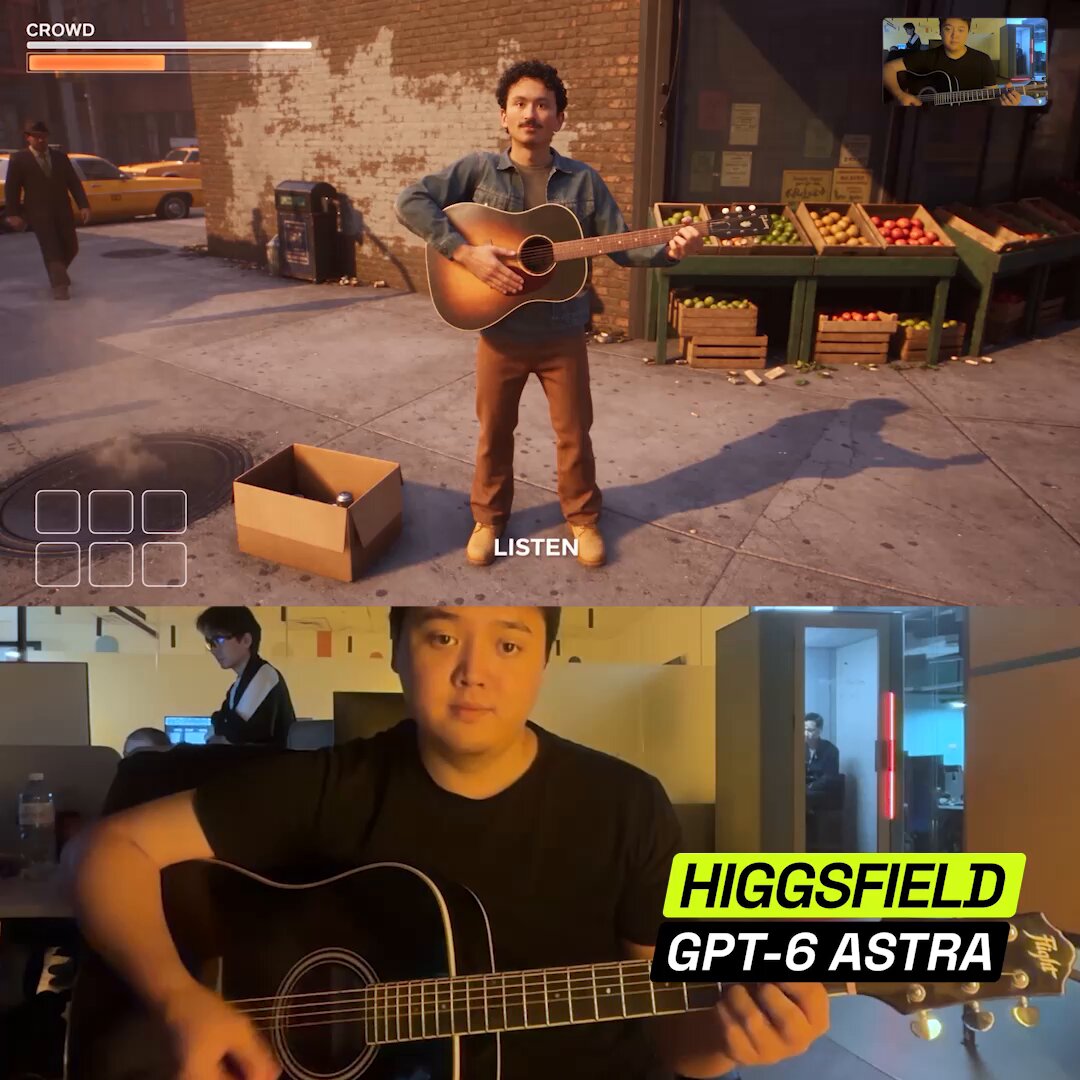 Video preview of Astra guitar chord-jamming game