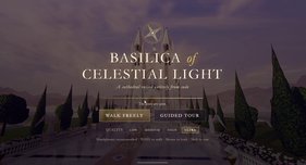 Walkthrough of a Gothic basilica built with Opus 5.5 and Three.js