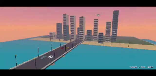 Video preview of Playable PS1-style GTA VI demake on Zero engine