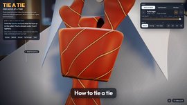 Tie a Tie made with AI-assisted