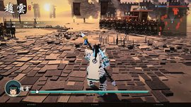 Voxel musou combat demo with Zhao Yun fighting soldiers